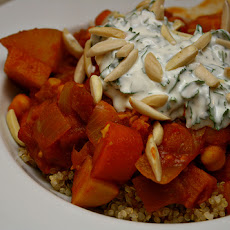 Moroccan Chickpeas and Sweet Potatoes