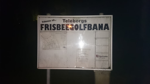 Teleborgs. Frisbeegolfbana