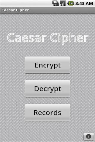 Caesar Cipher