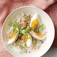 Eggs with Rice and Soy Dressing