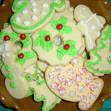 Elaine's Holiday Cut out Sugar Cookies - Christmas