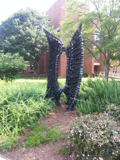 Tire Wings Sculpture