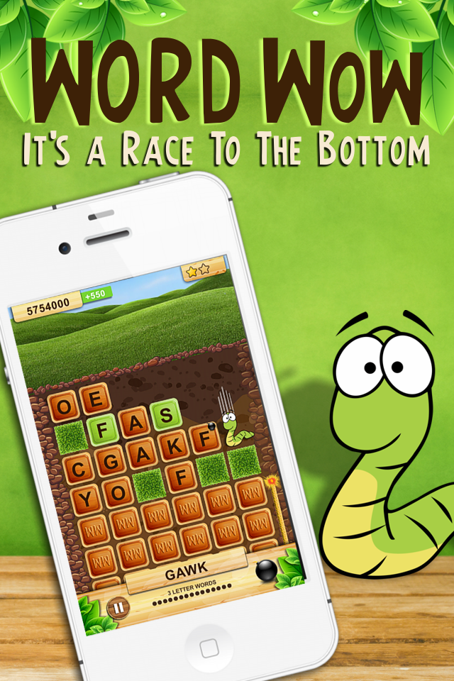 Android application Word Wow - Action word game screenshort