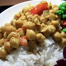 Garbanzos in Coconut Milk