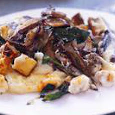 Cheesy Triple-Mushroom and Bread Gnocchi Bake