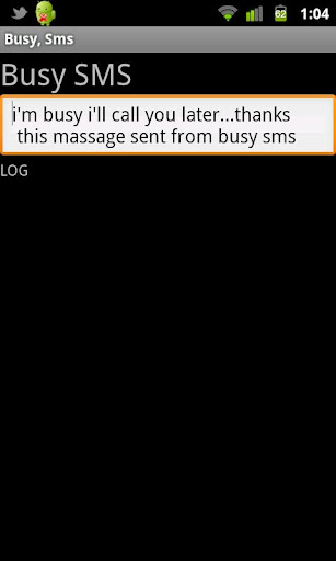 Busy Sms Beta