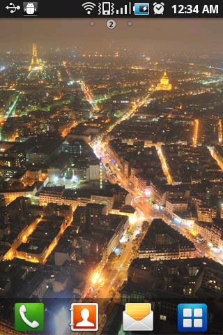 City Night of Paris Wallpaper