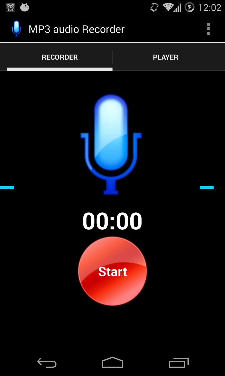 Android application MP3 VOICE RECORD HIGH QUALITY screenshort