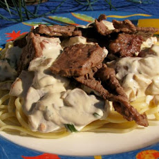 Mushroom 'n' Steak Linguine