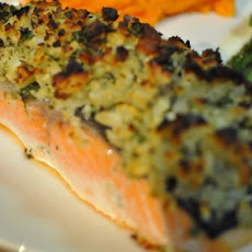 Baked Herb and Macadamia Crusted Fish