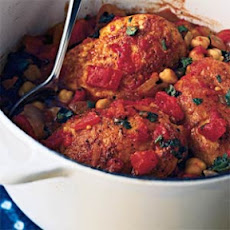 Tagine of Chicken and Chickpeas