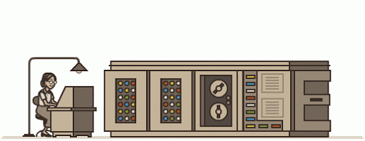 GoogleDoodle for Grace Hopper's 107th birthday