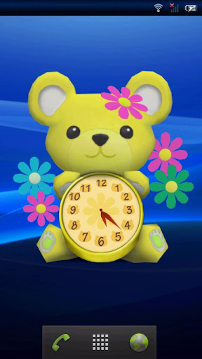 イエローベア☆ClockWidget