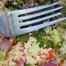 Tabbouleh Wrapped in Romaine Leaves