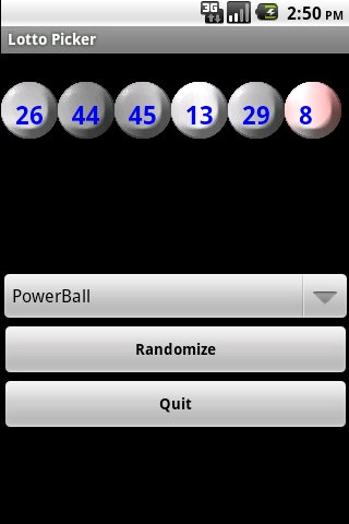 Lotto Number Picker