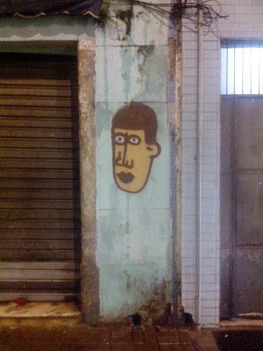 Grafite Rosto De Homem