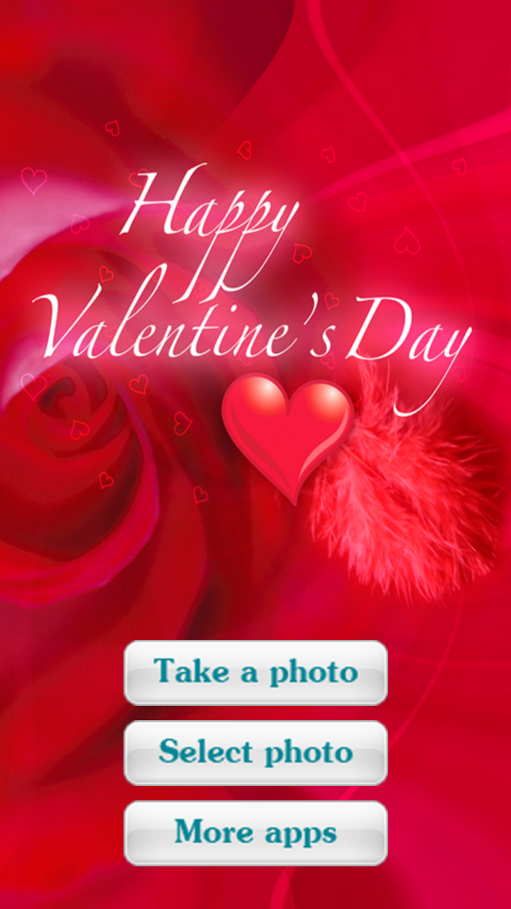 Android application Valentine's Day Photo Frames screenshort