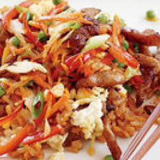 5-Vegetable Fried Rice with 5-Spice Pork