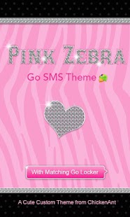 How to install Pink Zebra Go SMS Theme 2.0 apk for laptop