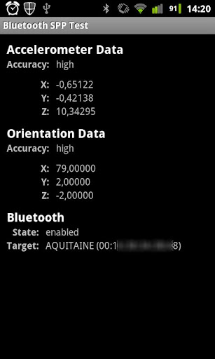 Bluetooth SPP Test