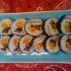 Kim Bap (Korean Rice Rolls)