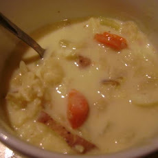 Cheesy Catfish Chowder