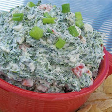 Creamy Crunchy Spinach Dip