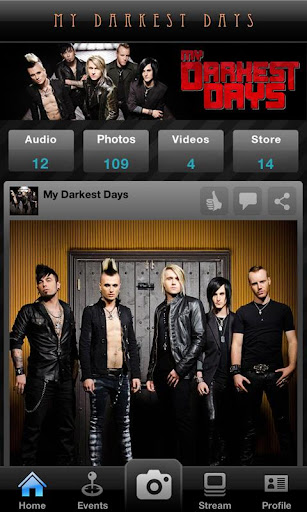 【免費音樂App】My Darkest Days-APP點子