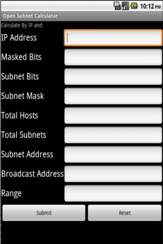 Open Subnet Calculator