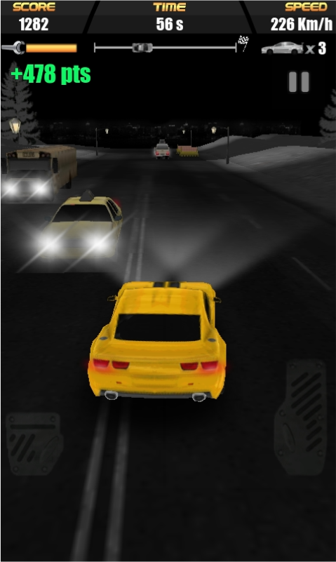 Android application MORTAL Racing 3D screenshort