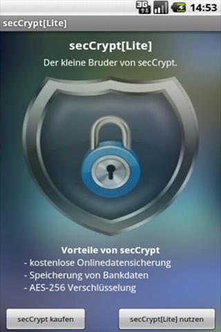 secCryptLite Password Manager