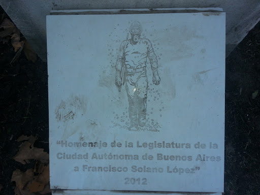 Placa Homenaje a Francisco Solano Lopez