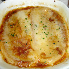 Baked French Onion Soup With Gruyère Pastry