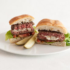 Herbed Cheese-Stuffed Burgers