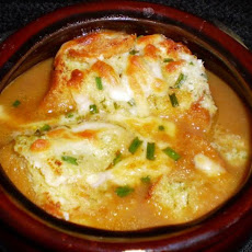 Gratin Onion Soup With Tomatoes