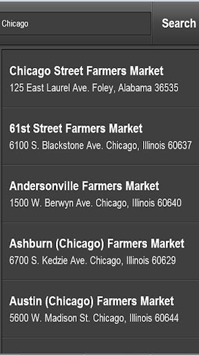 US Farmer's Markets