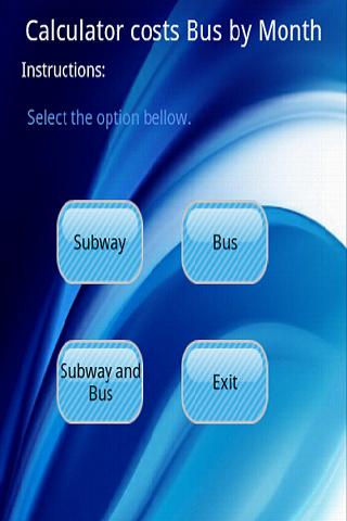 Bus and Subway Calculator