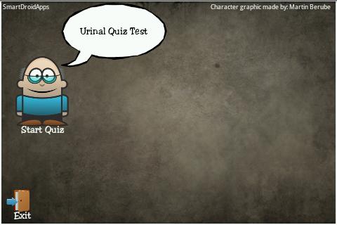 Urinal Quiz Test