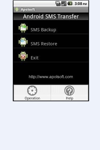SMS Backup for Andriod