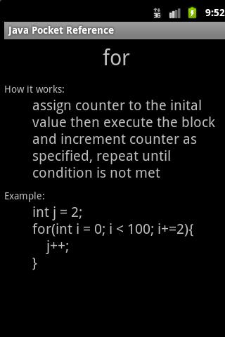 Java Pocket Reference