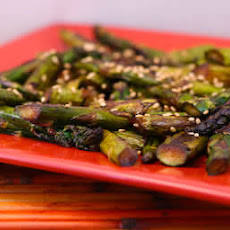 Roasted Asparagus Recipe with Soy-Sesame Flavors