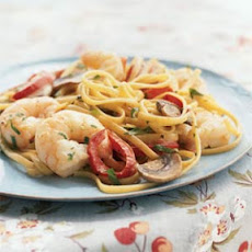 Creamy Cajun Shrimp Linguine