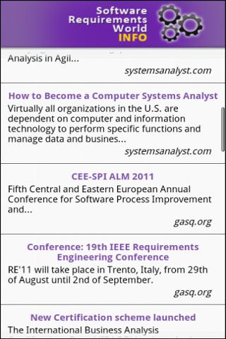 Software Requirements Info