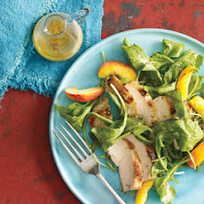 Grilled Chicken and Peach Salad