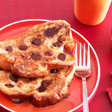 Chocolate Chip-Date French Toast