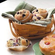 Sugar-Dusted Blueberry Muffins