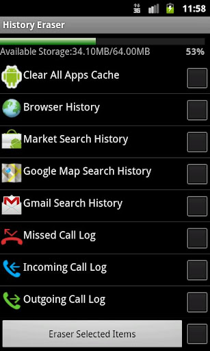 history-eraser for android screenshot