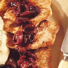 Medallions of Pork with Sour Cherry Sauce