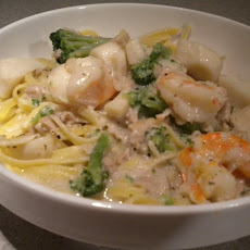 Seafood and Broccoli Pasta
