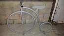 Bicycle Shaped Bike Rack